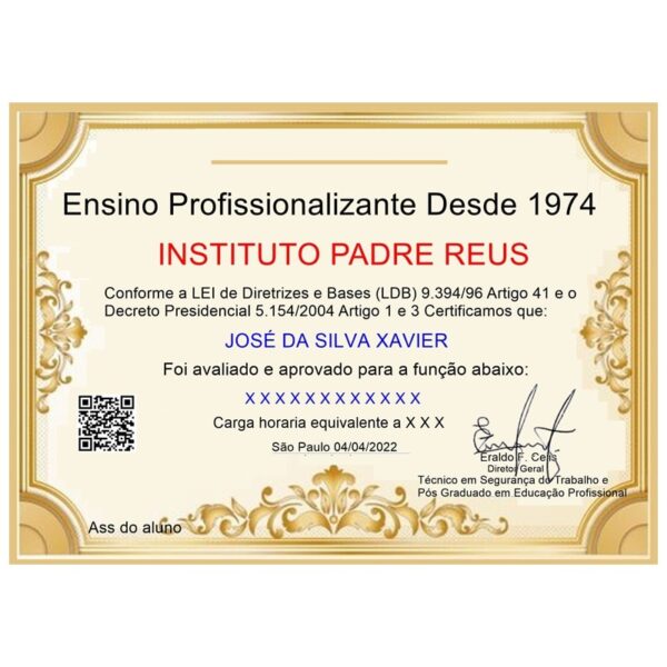 Certificado160 hs